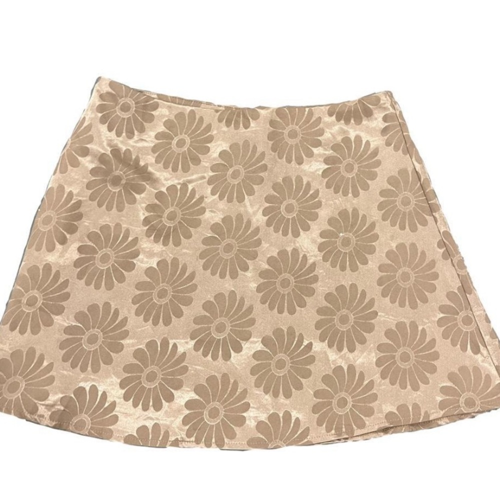 🆕Princess Polly Floral Print Gold Skirt